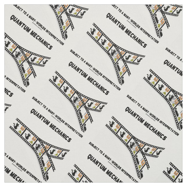 Quantum Mechanics Many Worlds Interpretation Fabric (Swatch)