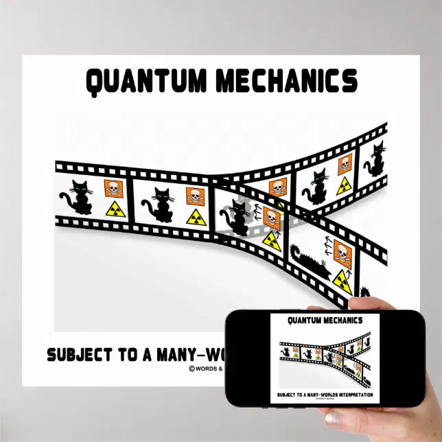 Quantum Mechanics Many Worlds Interpretation Poster | Zazzle