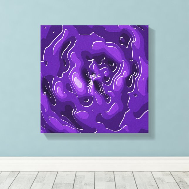 Quantum Mechanics Mathematical Pattern  Canvas Print (Insitu(Wood Floor))