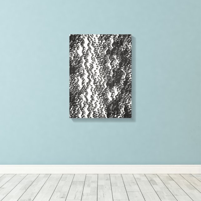 Quantum Mechanics Twisted Rope Pattern  Canvas Print (Insitu(Wood Floor))