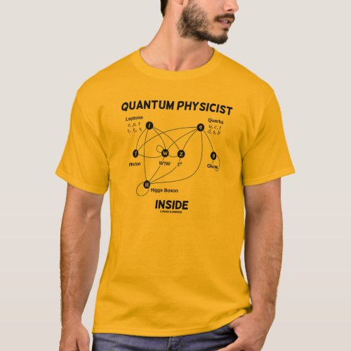 Quantum Physicist Inside Higgs Field Higgs Boson T_Shirt