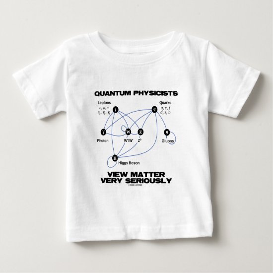 Quantum Physicists View Matter Very Seriously Baby T-Shirt