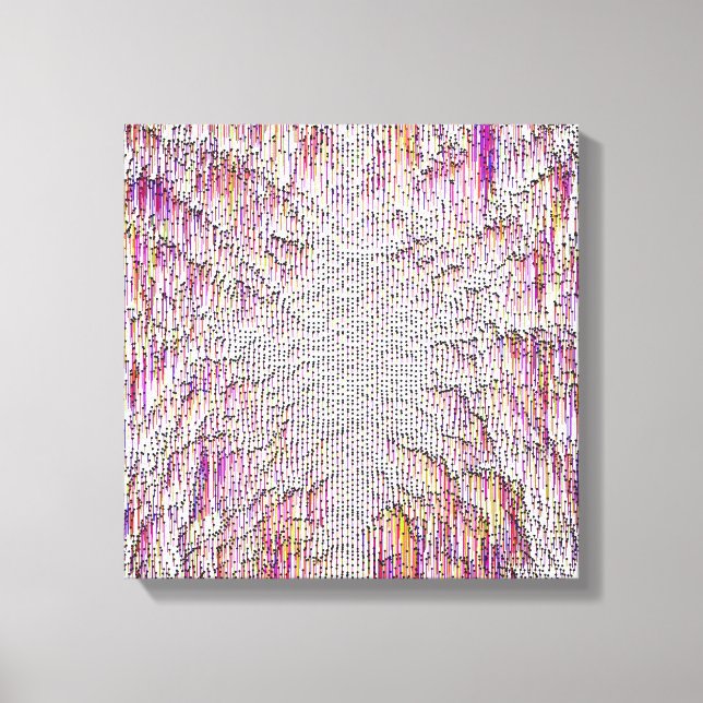 Quantum Physics Colorful Design  Canvas Print (Front)