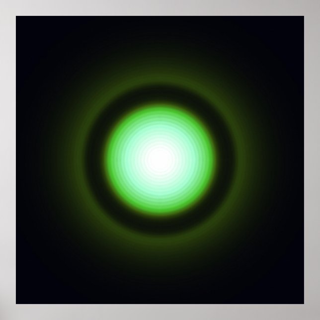 Quantum Physics Geometric Pattern  Poster (Front)