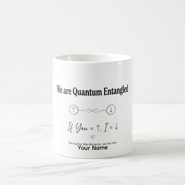 Quantum Physics Gift Entanglement Love Mug (Creator Uploaded)