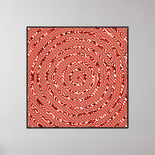 Quantum Physics Mandala Art Pattern Canvas Print