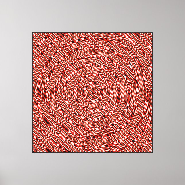 Quantum Physics Mandala Art Pattern  Canvas Print (Front)