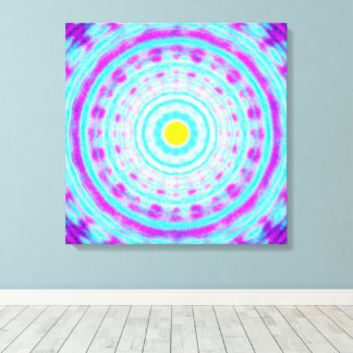  Quantum Physics Mandala Pattern  Canvas Print