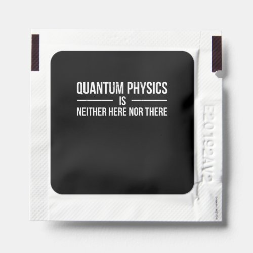 Quantum Physics Physicist Gift Hand Sanitizer Packet
