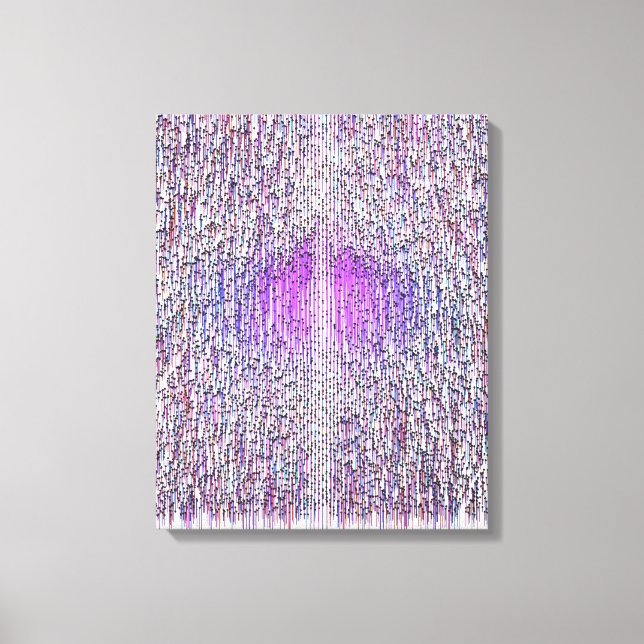 Quantum Physics wave Pattern  Canvas Print (Front)