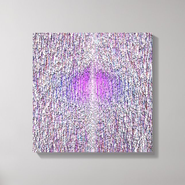 Quantum Physics wave Pattern  Canvas Print (Front)
