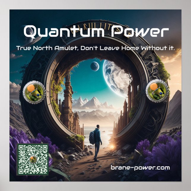 Quantum Power-True North Amulet Poster (Front)