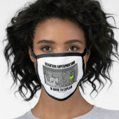 Quantum Superposition Is Hard To Explain Physics Face Mask (Worn Her)