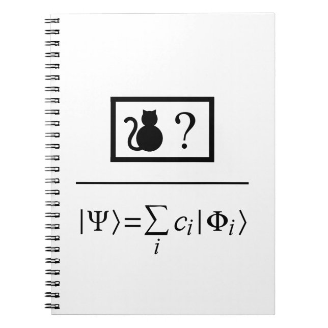Quantum Superposition Notebook (Front)