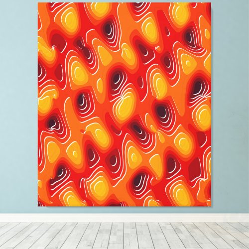 Quantum Turbulence Kinetic Painting  Canvas Print
