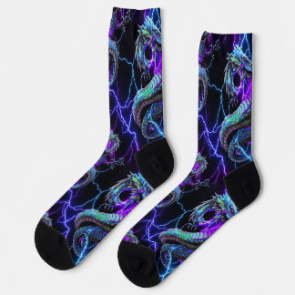 Quantum Verse - Electric Dragon Socks