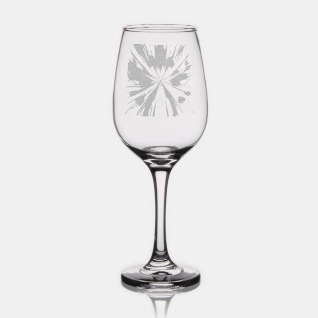Quantum Verse - Prismatic Starburst Wine Glass (Glassware)
