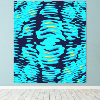 Quantum Wave Formation Design  Canvas Print