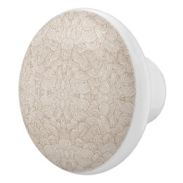Quantumn Weave - Warm Neutral Ceramic Knob