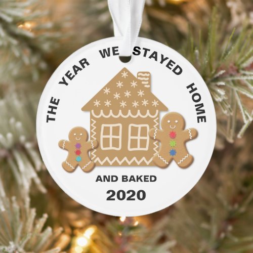 Quarantine 2020 Covid Christmas Tree Ornament