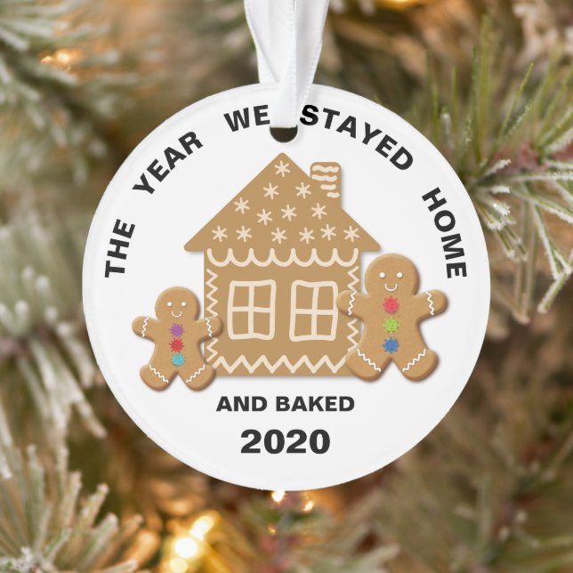 Quarantine 2020 Covid Christmas Tree Ornament (Tree)