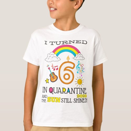 Quarantine 6th Birthday 2020 T_Shirt