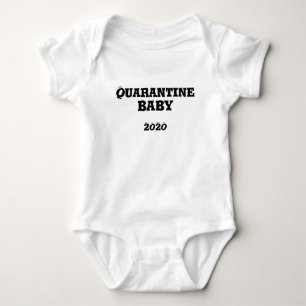 Quarantine Baby 2020 Googly Eyes Black And White Bodysuit