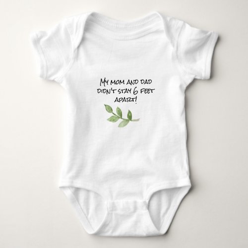 Quarantine Baby Clothing Baby Bodysuit