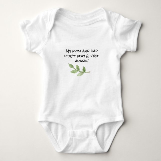 Quarantine Baby Clothing Baby Bodysuit (Front)