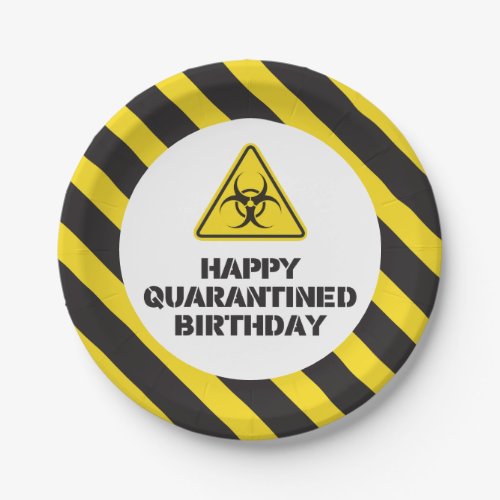 Quarantine Birthday Plates