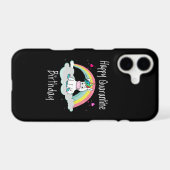 Quarantine Birthday Unicorn rainbow Samsung Galaxy Case (Back Horizontal)
