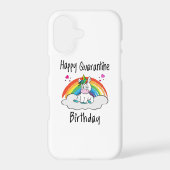 Quarantine Birthday Unicorn rainbow Samsung Galaxy Case (Back)