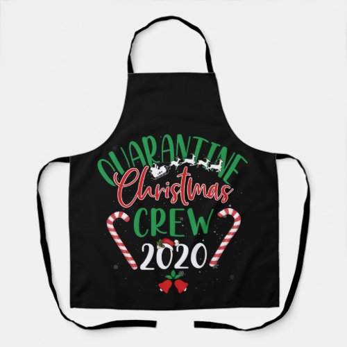 Quarantine Christmas Crew 2020 Red Green Style Apron