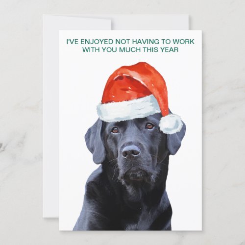 Quarantine Funny Coworker Covid Pandemic Boss Holiday Card