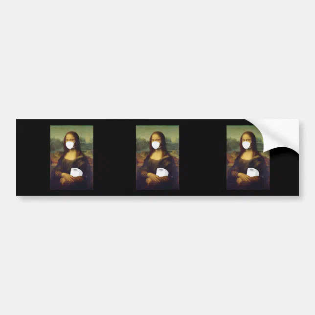 Moto Lisa Harley Shovelhead V-Twin Retro Mona Lisa Bumper Sticker - 5" Window Vinyl Decal For Motorcycle Lovers