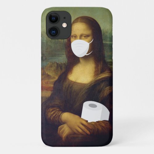 Quarantine Mona Lisa iPhone 11 Case