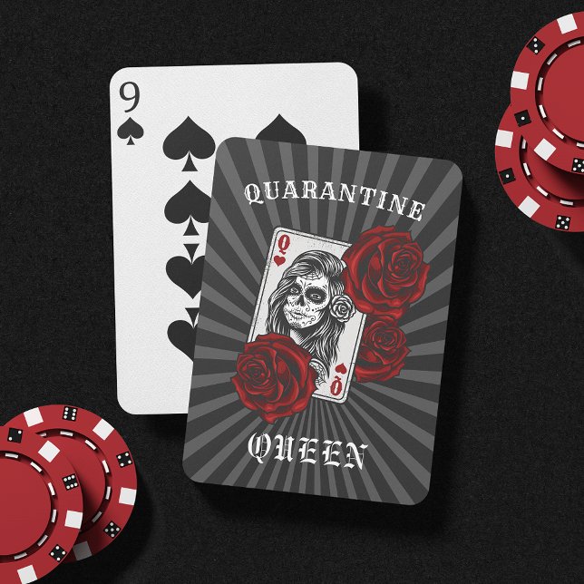 Quarantine Queen Skull & Roses Poker Cards (Creator Uploaded)