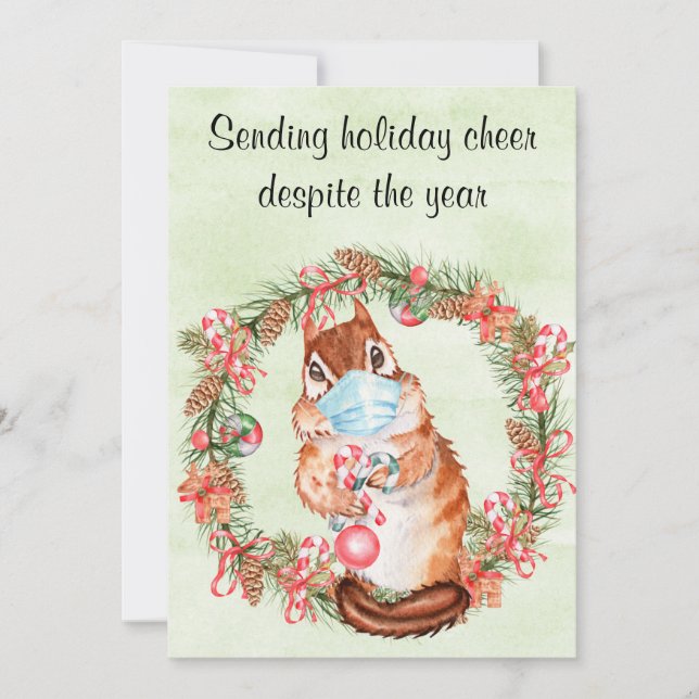 Quarantine Sending Holiday Cheer Despite Year (Front)