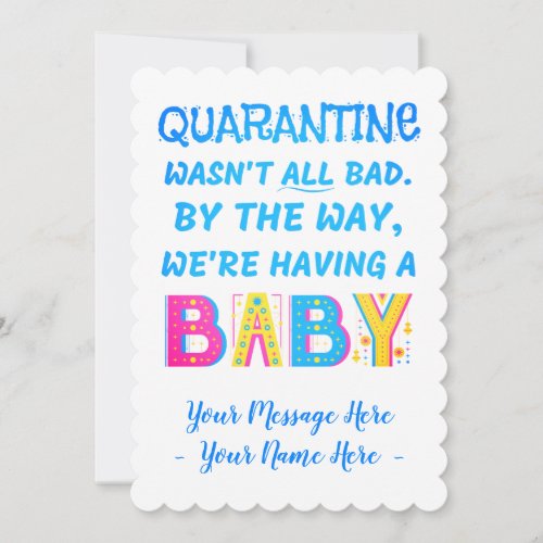 Quarantine wasnt ALL bad Were having a BABY Announcement