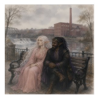 Quaraun and BoomFuzzy sitting in Pepper Valley Acrylic Print