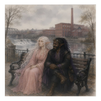 Quaraun and BoomFuzzy sitting in Pepper Valley Acrylic Print