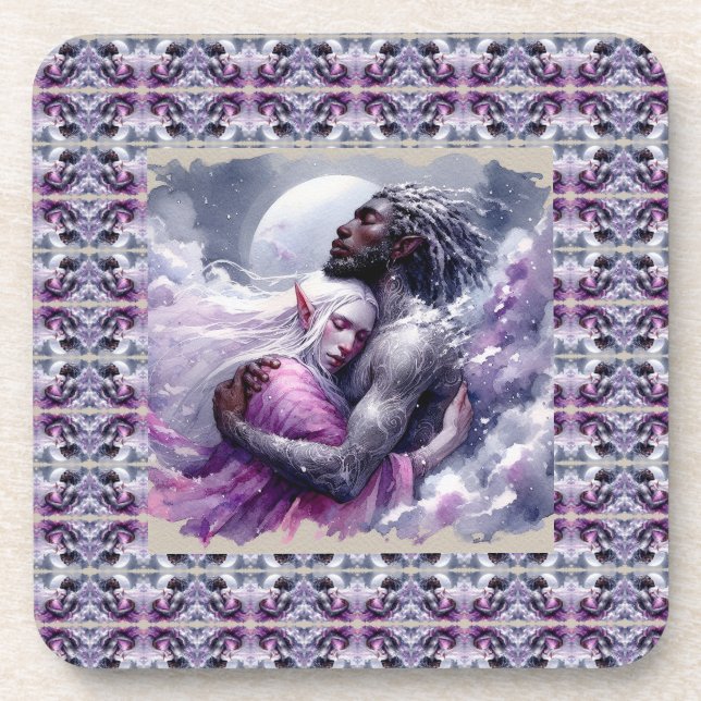Quaraun & BoomFuzzy - Embrace  Beverage Coaster (Front)