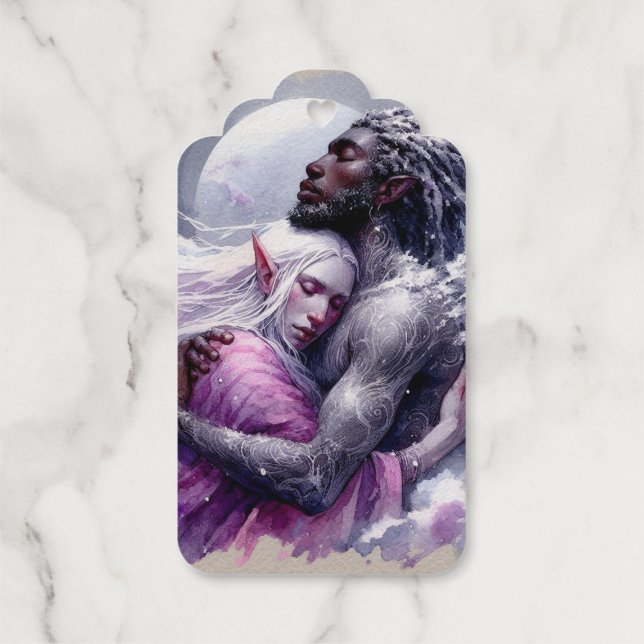 Quaraun & BoomFuzzy - Embrace Foil Gift Tags (Back)