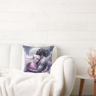 Quaraun & BoomFuzzy - Embrace Throw Pillow