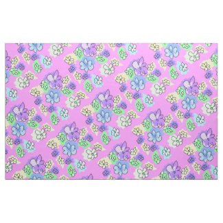 Quaraun The Insane Style Pink & Purple Gypsy Cloth Fabric