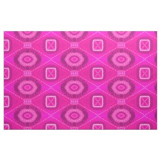 Quaraun The Insane Style PinkMedallion Gypsy Cloth Fabric