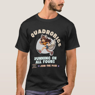 Quardrobics Therian Gear For Teen Tween Girl Fox W T-Shirt