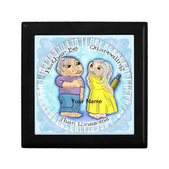 Quarreling or Lonesome  Gift Box (Front)