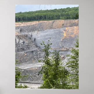 Quarry Photo Poster
