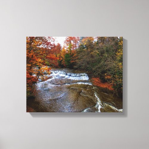 Quarry Rock Falls in the Cleveland Metro Parks Canvas Print